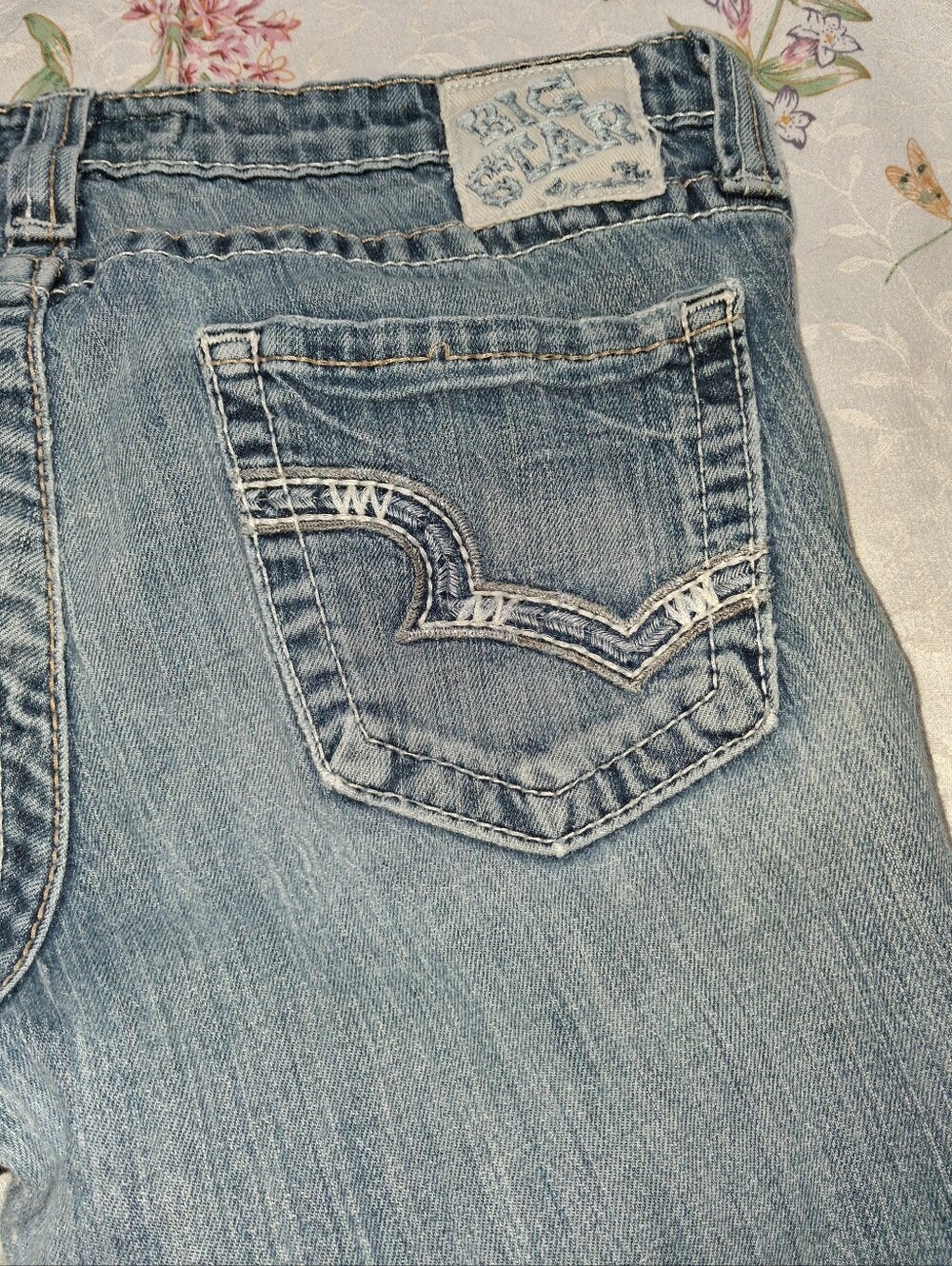 Big Star Light Blue Ankle Crop Jeans - Picture 5 of 7